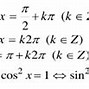 Cos X = 0 X Bằng Gì