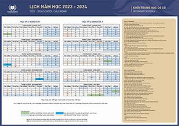 Lịch Năm Học Vinschool 2023