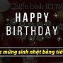 Sinh Nhật Lần Thứ 6 Tiếng Anh